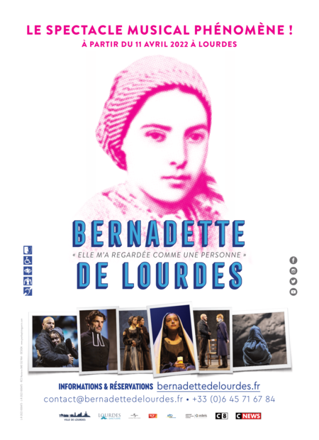 Affiche du film Bernadette de Lourdes (Spectacle)